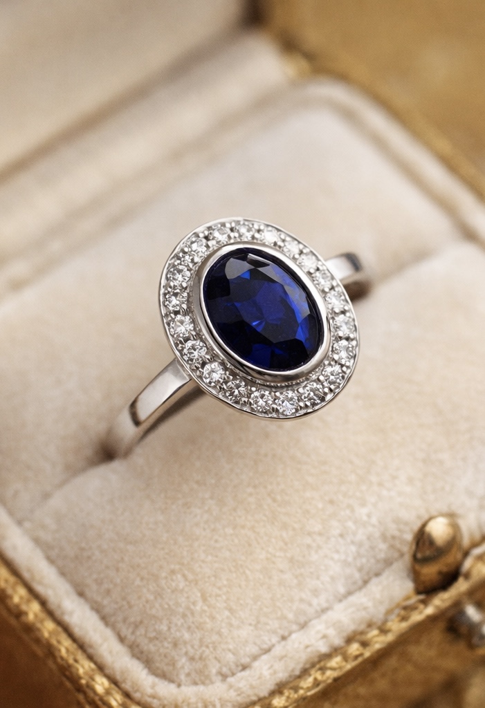 Lady Di, Zafiro, Anillo de compromiso