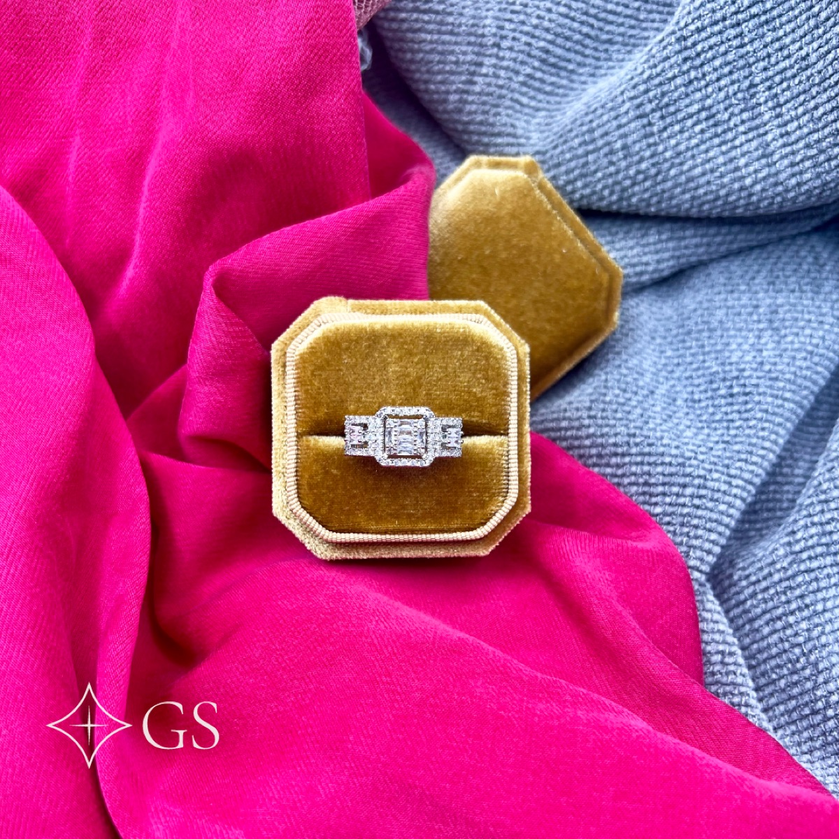 Anillo Gatsby, Corte Princesa, Art Déco
