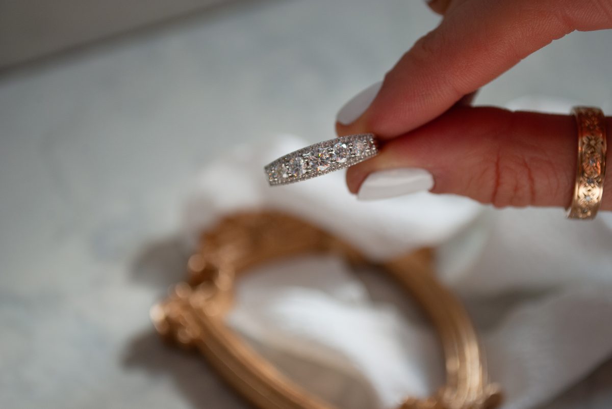Cintillo Pavé, Diamantes, Doble Fila